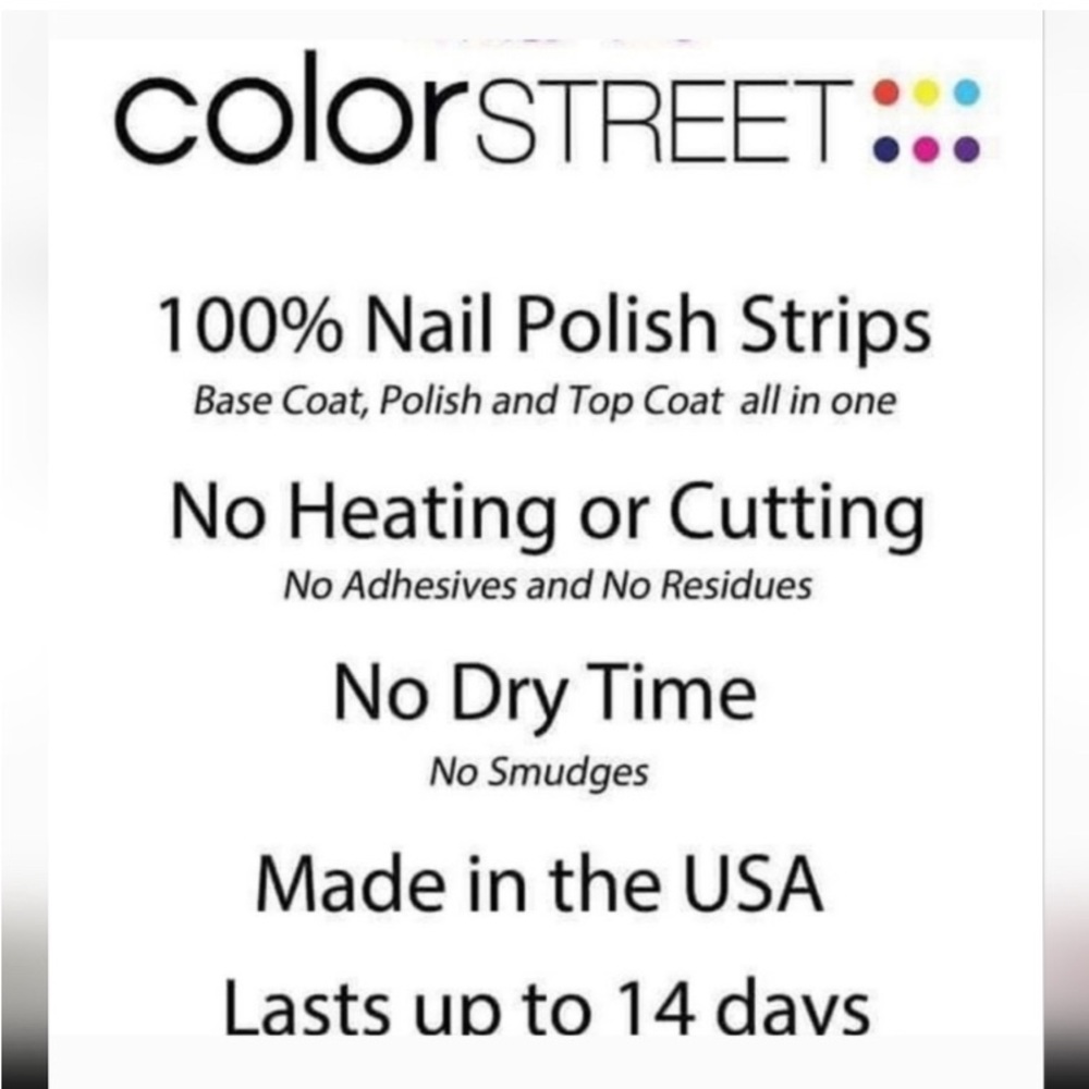 Color Street Retired Pedicure Nail Polish Strips How Swede It Is Blue NEW - Picture 4 of 9